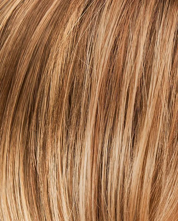 LIGHT BERNSTEIN ROOTED 12.27.26 | Lightest Brown and Dark Strawberry Blonde with Light Golden Blonde Blend and Shaded Roots