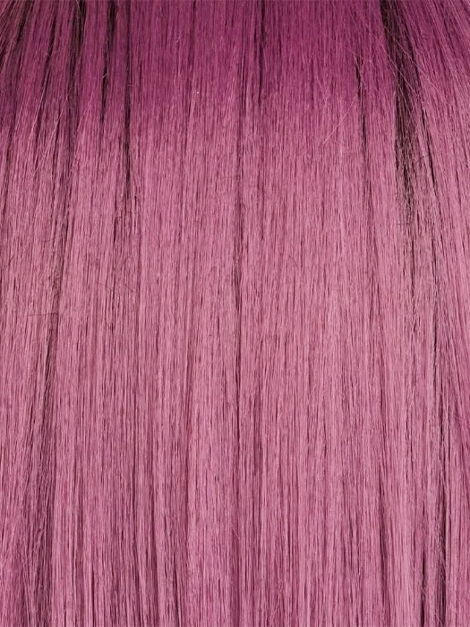 MAUVE BERRY | Smoky Fused Pale Violet Base with Medium Brown Roots