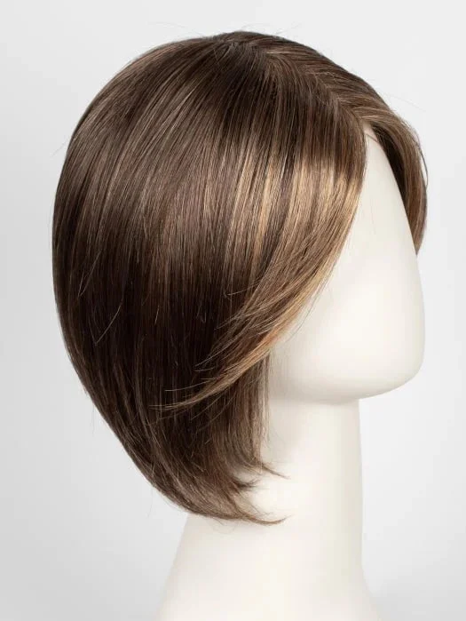 R9F26 MOCHA FOIL | Warm Medium Brown with Medium Golden Blonde Highlights Around the Face