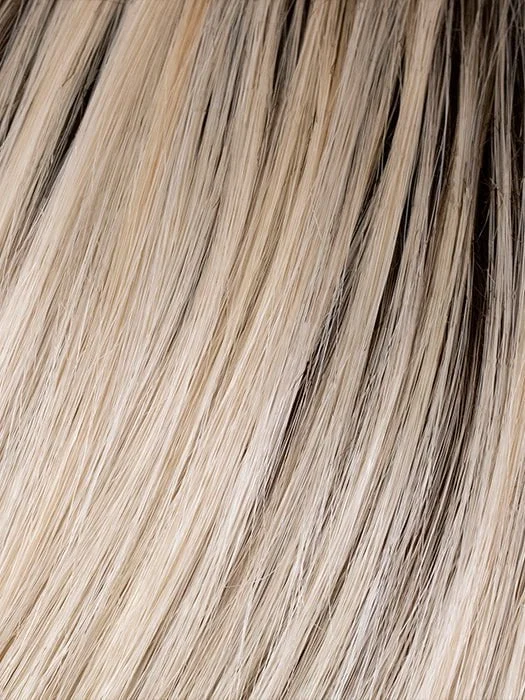 613/1001/R18 | VANILLA BLONDE PLATINUM WHITE BLEND WITH ASH BROWN ROOTS