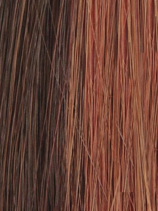 CHERRYWOOD-HL | Dark Brown with Medium Bright Red highlights