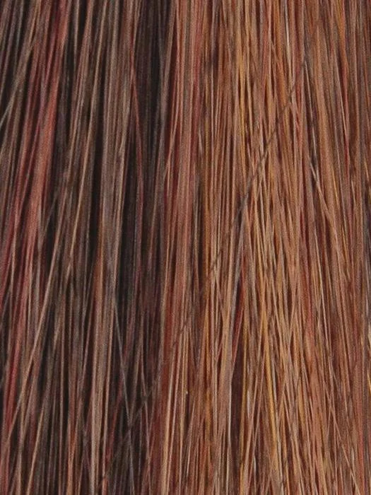 ENGLISH-TEA-HL | Dark Brown with Bright Red and Strawberry highlights