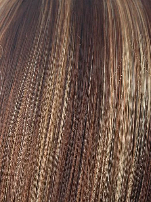 AUBURN-SUGAR | Dark Auburn with Medium Auburn Base with Dark Strawberry Blonde Highlights