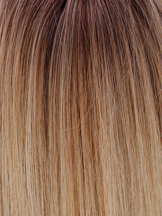 Honey with Chai Latte | 11R/88B/613 | A blend of Sienna Brown and cool medium brown rooting with a blend of honey blonde, light blonde and smoky blonde with a hint of pure blonde