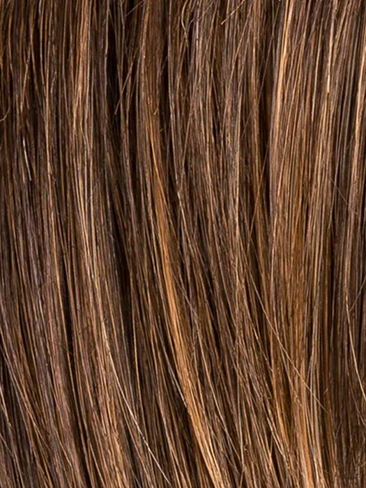 CHOCOLATE ROOTED 830.27.6 | Medium to Dark Brown base with Light Reddish Brown highlights and Dark Roots