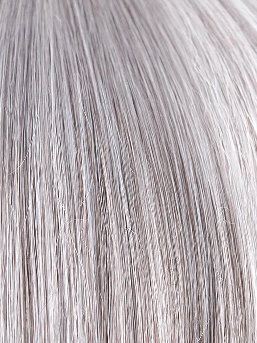 SILVER STONE | Silver Medium Brown blend that transitions to more Silver then Medium Brown then to Silver Bangs