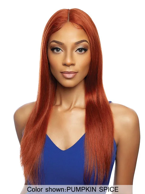 Mane Concept Trill 13A Human Hair HD Pre-Colored Lace Front Wig - TROC210 13A PUMPKIN SPICE STRAIGHT