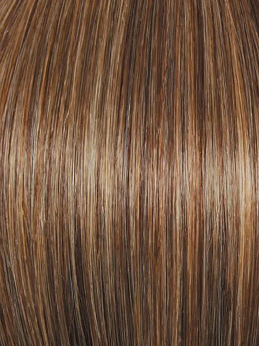 R11S+ GLAZED MOCHA | Warm Medium Brown with Golden Blonde Highlights on Top