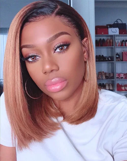 COVERUPBYSELORM - HUMAN HAIR BOB LACE FRONT WIG - LFB013