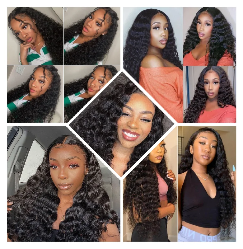 12A Cranberry 13X4/13X6 Lace Front Human Hair Wigs Malaysian Loose Deep Wave Natural Color HD Lace Frontal Wig