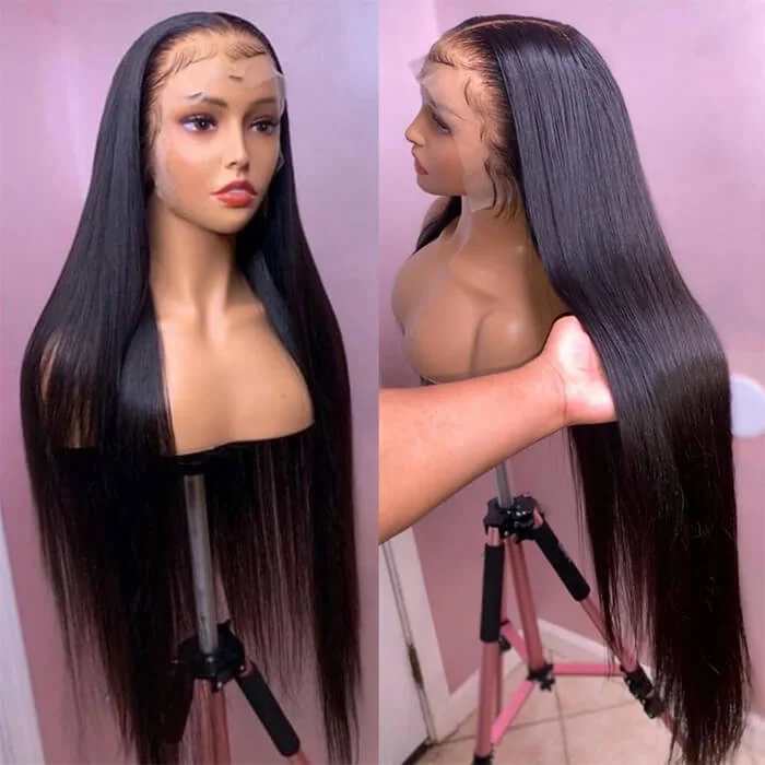 12A Cranberry 13x4/13X6 Lace Front Human Hair Wigs Remy HD Lace Frontal Wig Straight Lace Front Wig