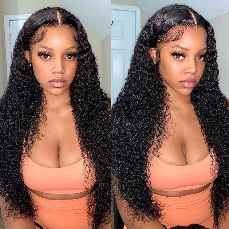 12A Cranberry Curly 13X4/13X6 Indian Lace Front Human Hair Wigs HD Lace Frontal Wig Remy Hair Wigs