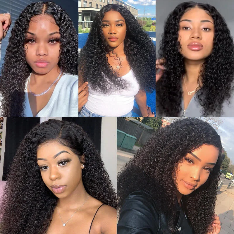 12A Cranberry Curly 13X4/13X6 Indian Lace Front Human Hair Wigs HD Lace Frontal Wig Remy Hair Wigs