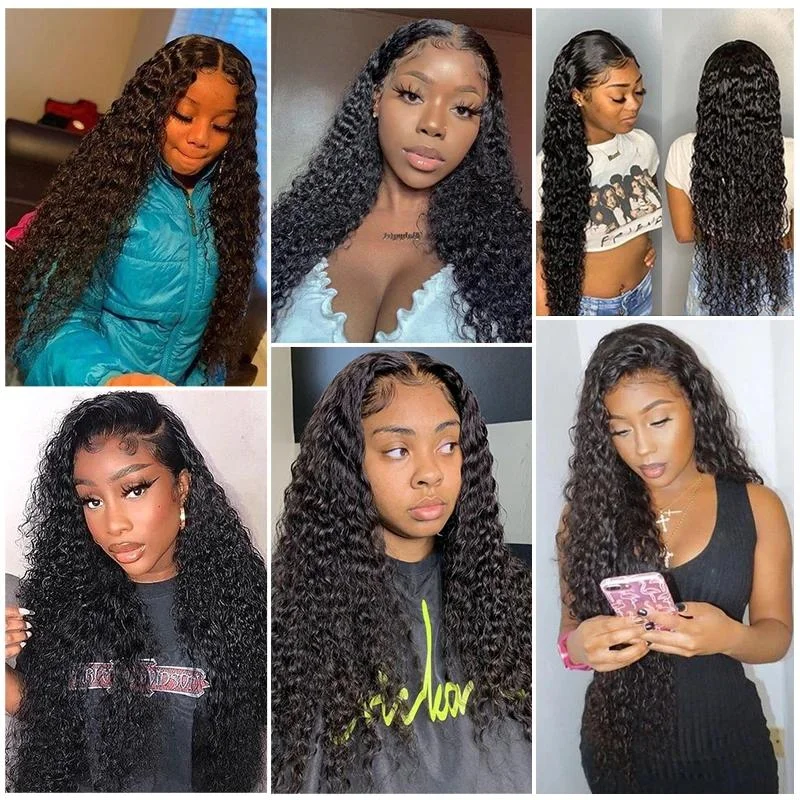 12A Cranberry Deep Wave Lace Front Human Hair Wigs 13x4/13X6 Brazilian Remy HD Lace Frontal Wig