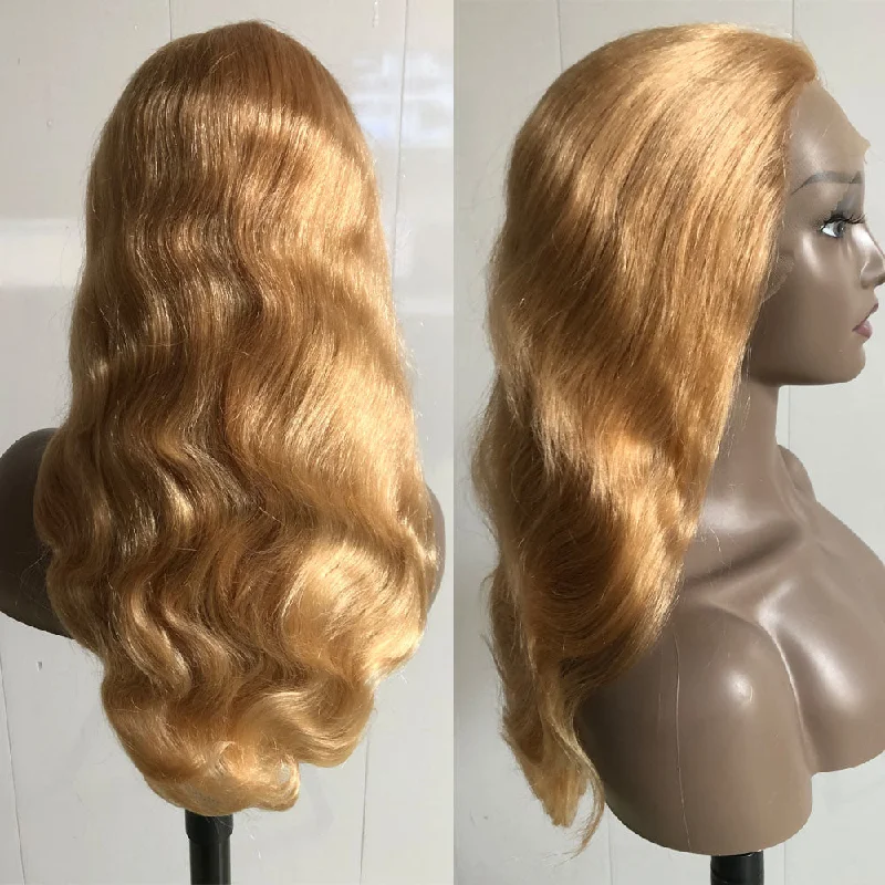 Cranberry GINGER BLONDE BODY WAVE 20 INCHES | 13X1 T-PART LACE WIG