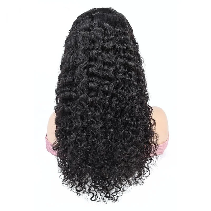 Cranberry Glueless Breathable Wigs 5x5 Lace Wigs Indian Water Wave Human Hair Air Wig