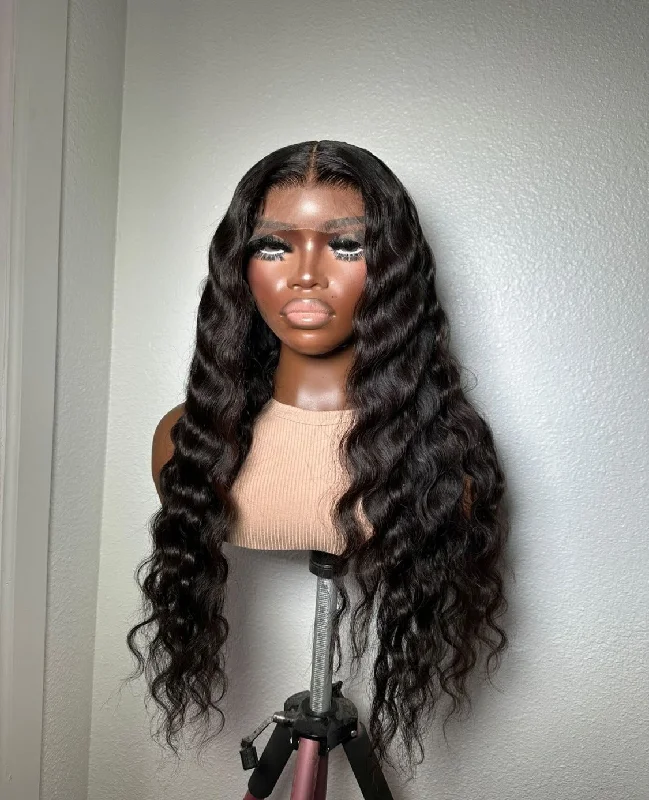 Crimped Crown Salon Ready Wig