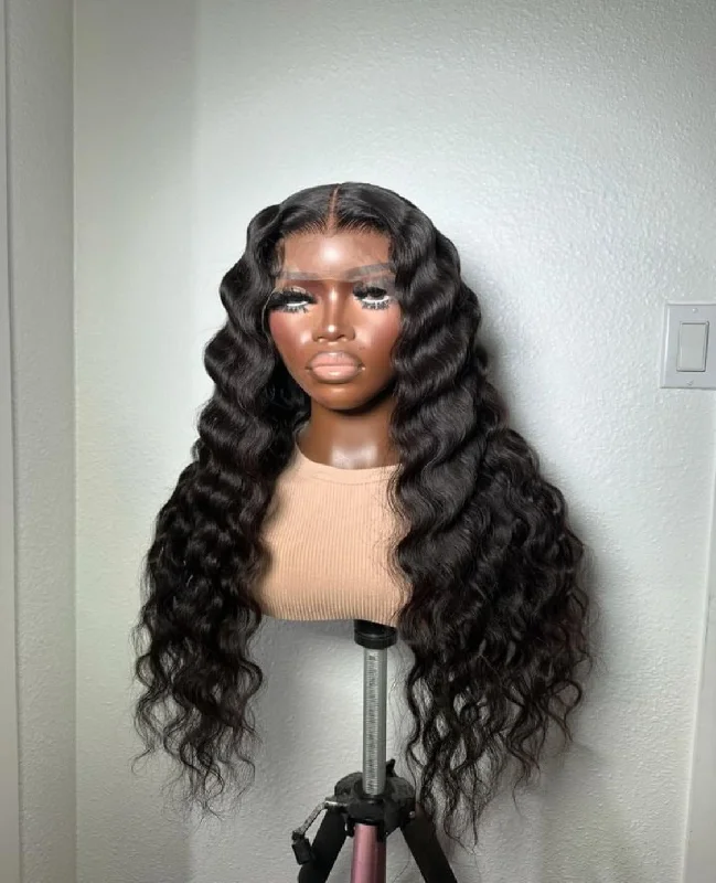 Crimped Crown Salon Ready Wig