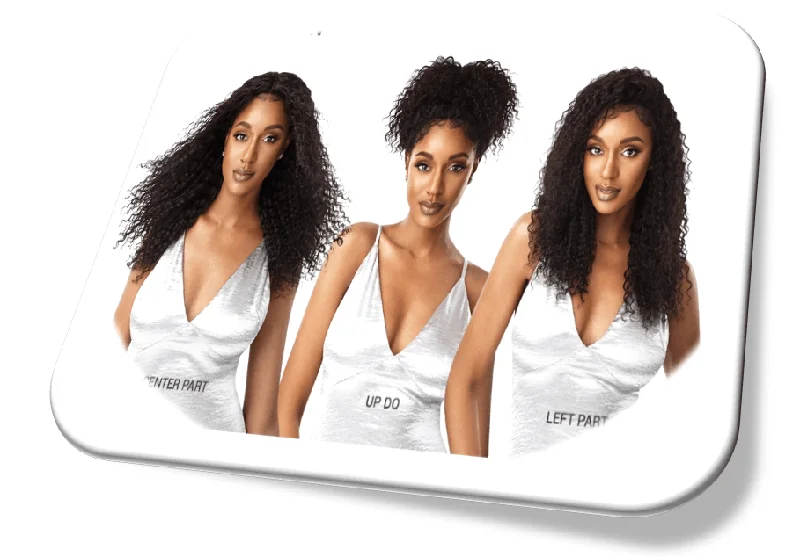 100% Remy Human Off Black Curly Wig  - 13x4 Lace Frontal