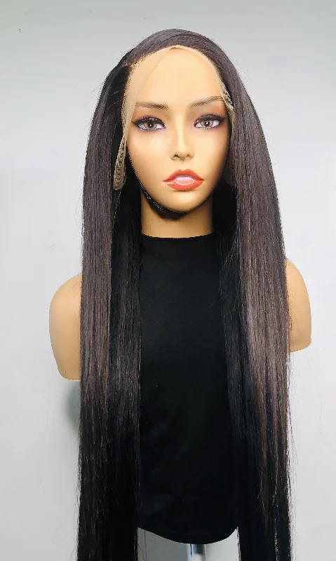 Curved Side Part Lace Frontal Wig