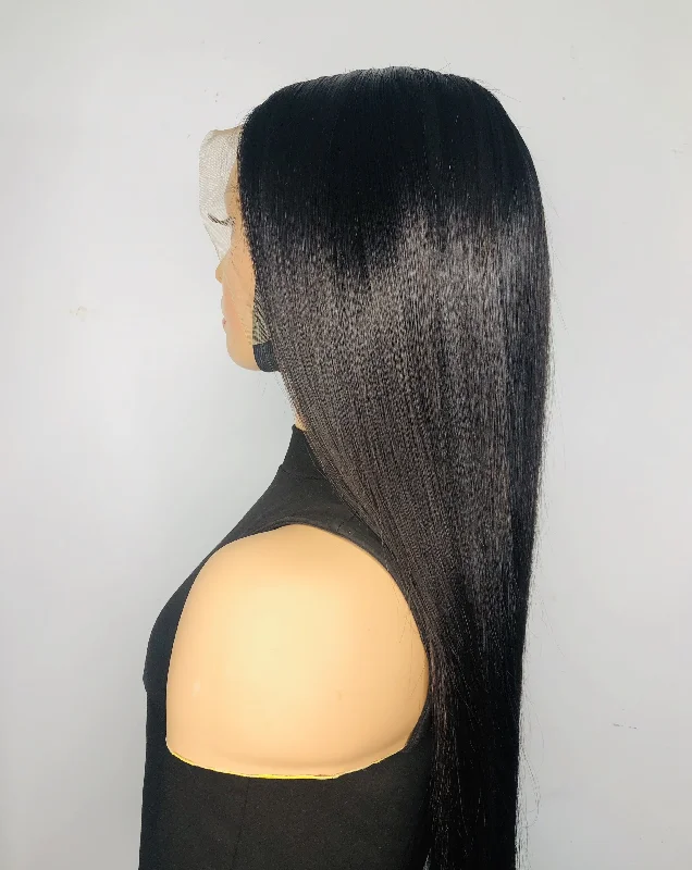 Curved Side Part Lace Frontal Wig