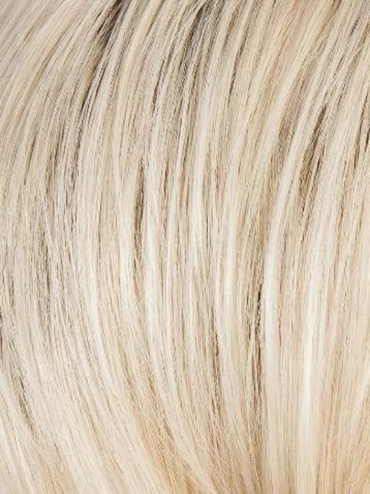 LIGHT CHAMPAGNE ROOTED 23.1001.14 | Light Beige Blonde, Medium Honey Blonde, and Platinum Blonde blend with Dark Roots