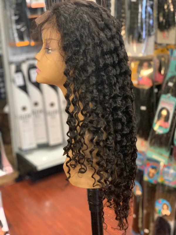 Deep Wave 22” Full lace Brazilian Wig