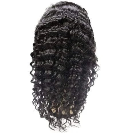 Brazilian Curly Transparent Front Lace Wig