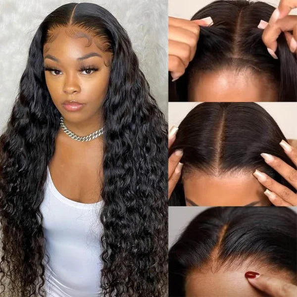 12A Cranberry 13x4/13X6 Deep Wave Lace Front Human Hair Wigs 180 Density HD Lace Frontal Wig