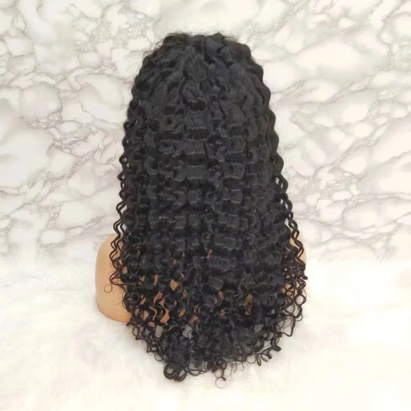 Quality Deep Wave Lace Frontal Wig Brazilian Virgin Hair Surprisehair