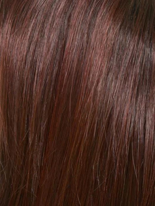 CHOCOLATE CHERRY | Dark Brown roots with overall Medium Brown base with Deep Red highlights