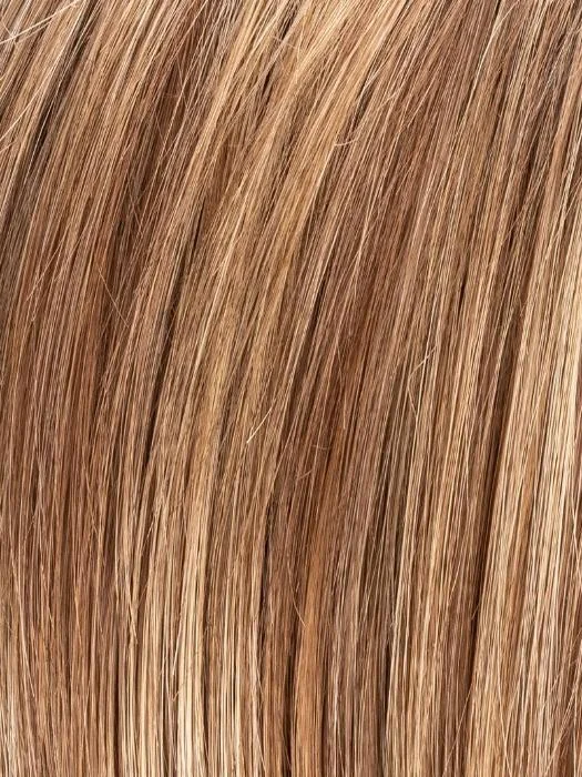 LIGHT-BERNSTEIN-ROOTED 12.27.26 | Light Auburn, Light Honey Blonde, and Light Reddish Brown Blend and Dark Roots