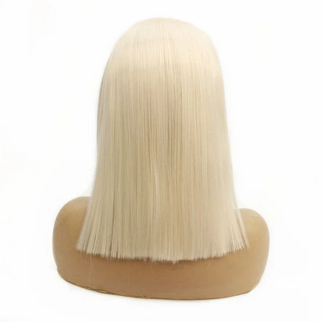 Diamond Virgin Malaysian Straight Custom Lace Front Wig