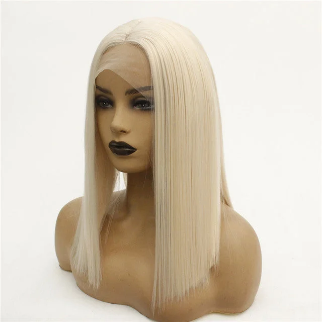 Diamond Virgin Malaysian Straight Custom Lace Front Wig