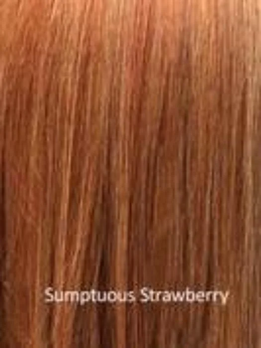 SUMPTUOUS STRAWBERRY | Pure Red, Strawberry Blonde & Paprika w/ Copper Undertones & Med Brown Roots