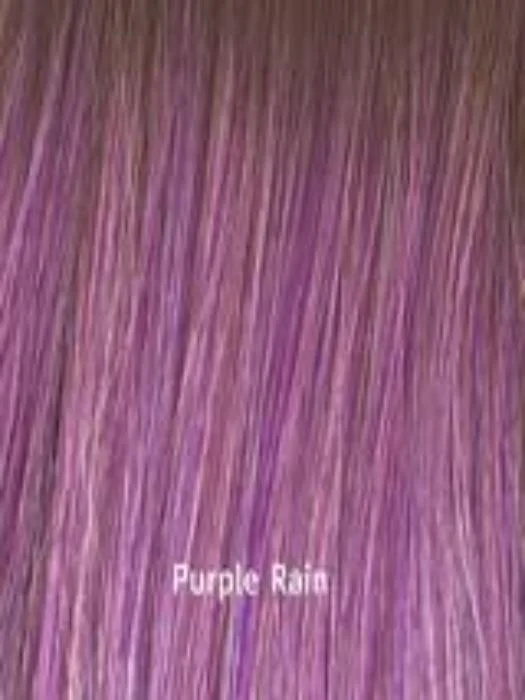 PURPLE RAIN | Blend of 8 Shades of Brown & Purple w/ Med. & Lt. Brown Roots