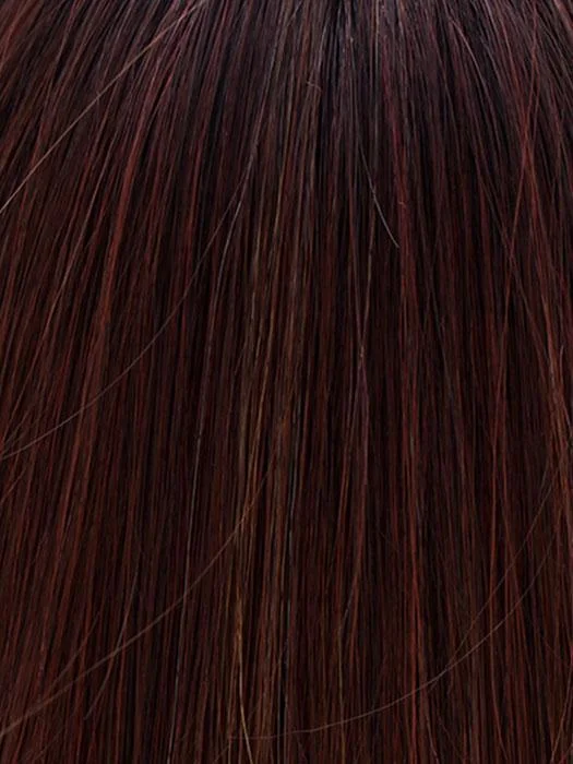 COLA WITH CHERRY | Medium Dark Brown/Medium and Dark Auburn Highlights and Dark Brown Roots