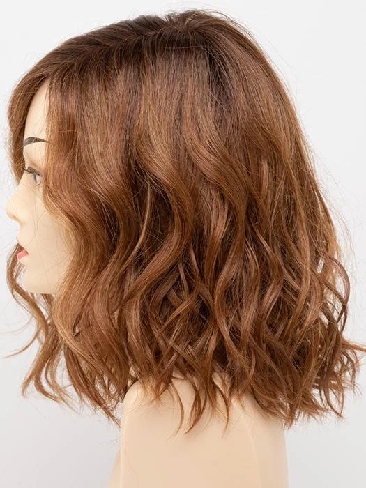 CREAMED COFFEE | Medium Brown roots and base with Cinnamon and Golden Blonde highlights