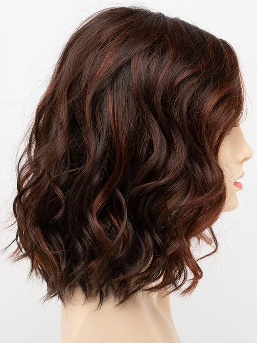 CHOCOLATE CHERRY | Dark Brown roots with overall Medium Brown base with Deep Red highlights