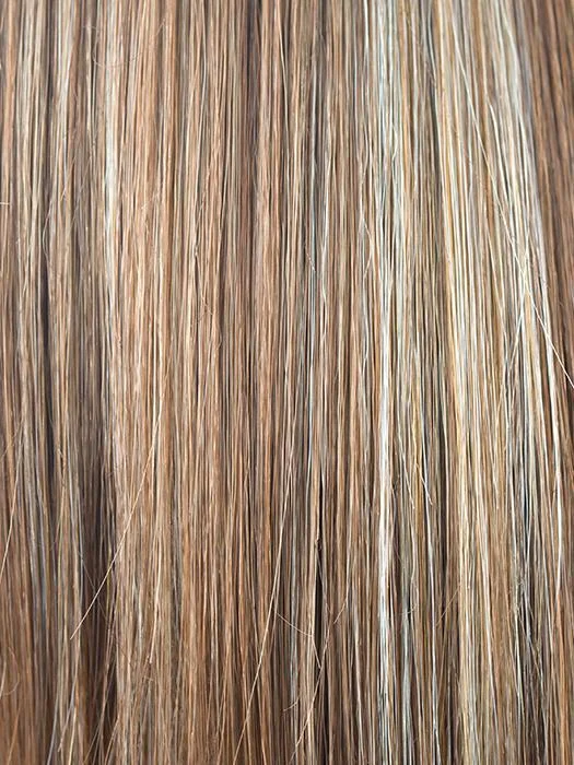 MAPLE SUGAR | Medium Brown with Light Honey Brown Base and Strawberry Blonde Highlights