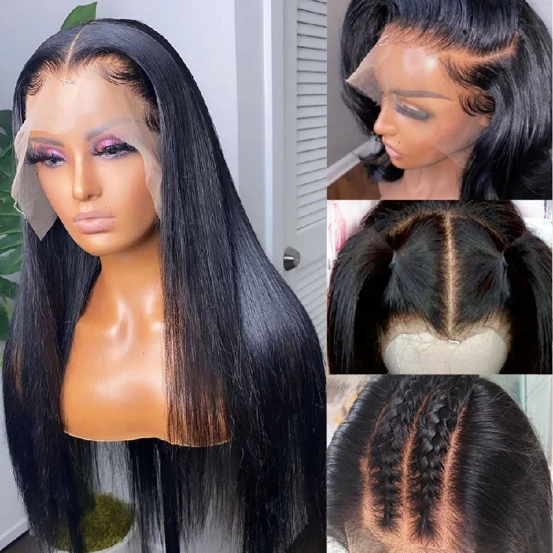 Flash Sale: Buy Straight 13*4 HD Lace Wig, Get 4*4 Bob Wig For Free