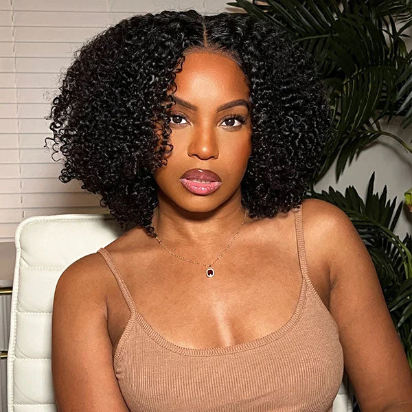 【24”=$119】Flash Sale Junoda Kinky Curly Wear Go Glueless Wig Pre Everything Pre Cut Lace Pre Bleached Pre Plucked Human Hair Wigs