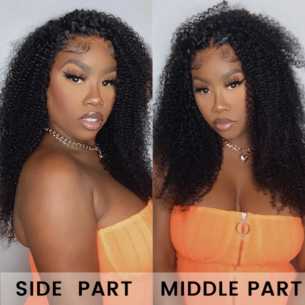 【24”=$119】Flash Sale Junoda Kinky Curly Wear Go Glueless Wig Pre Everything Pre Cut Lace Pre Bleached Pre Plucked Human Hair Wigs