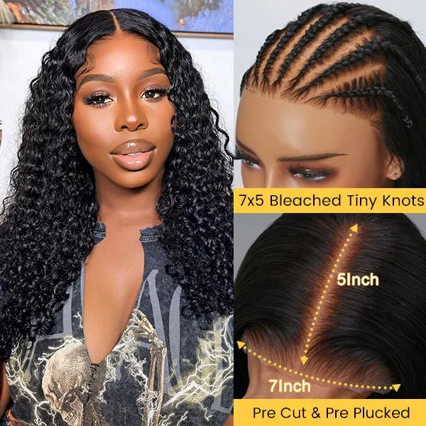 【24”=$119】Flash Sale Junoda Kinky Curly Wear Go Glueless Wig Pre Everything Pre Cut Lace Pre Bleached Pre Plucked Human Hair Wigs