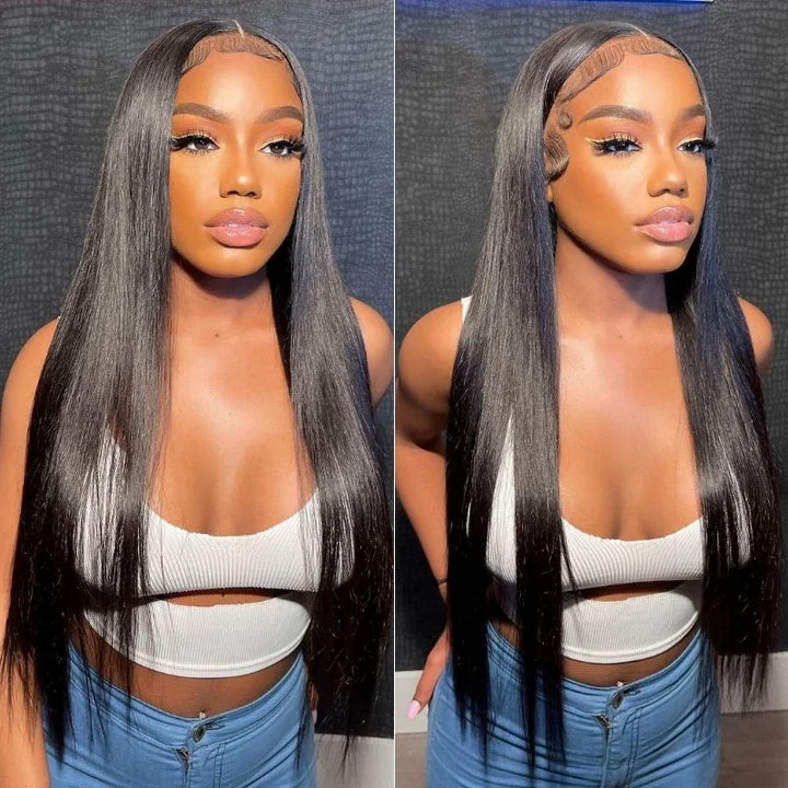 Flash Sale ：Long Straight Hair 13*4/4*4 Lace Front Wigs  - Amanda Hair