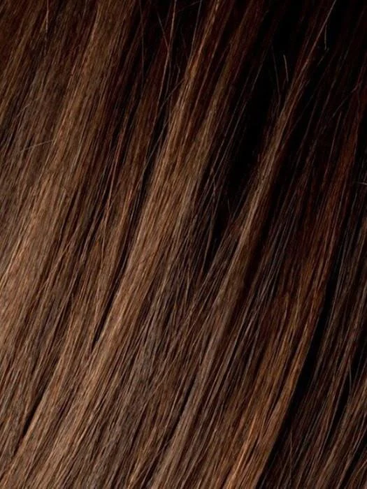 CHOCOLATE ROOTED | Medium to Dark Brown base with Light Reddish Brown highlights and Dark Roots