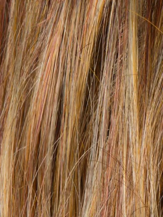 GINGER ROOTED | Light Honey Blonde, Light Auburn, and Medium Honey Blonde Blend with Dark Roots