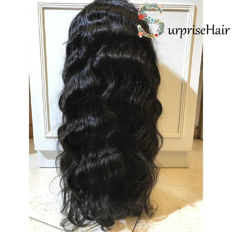 Brazilian Body Wave Front Lace Wigs with Baby Hair for African American