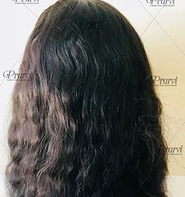 Front Lace Wig-Natural Wavy(Net Base)