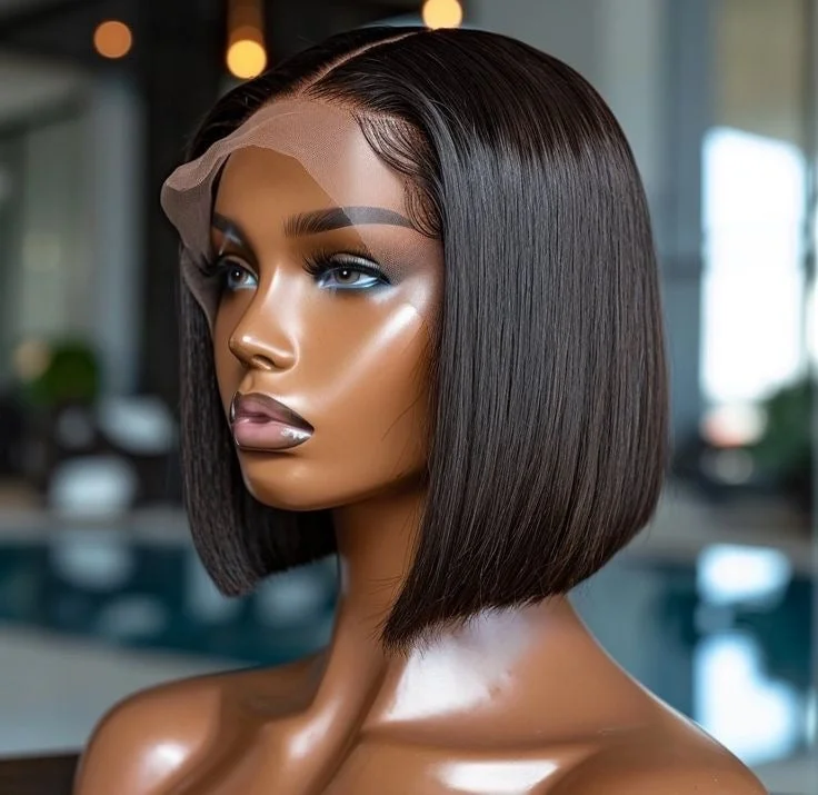 Full Frontal Human Hair BOB Wig - Stunning and Natural Looking Wig